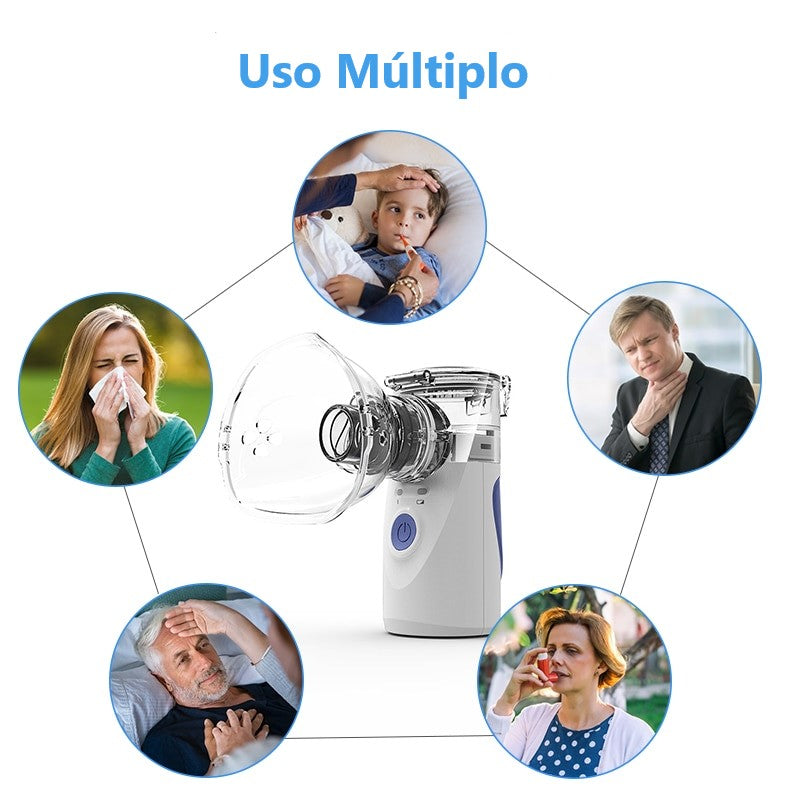 Mini Nebulizador Portátil Silencioso Recarregável